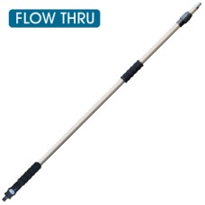 Heavy Duty Telescopic Wash Pole, Flow Through - 2m